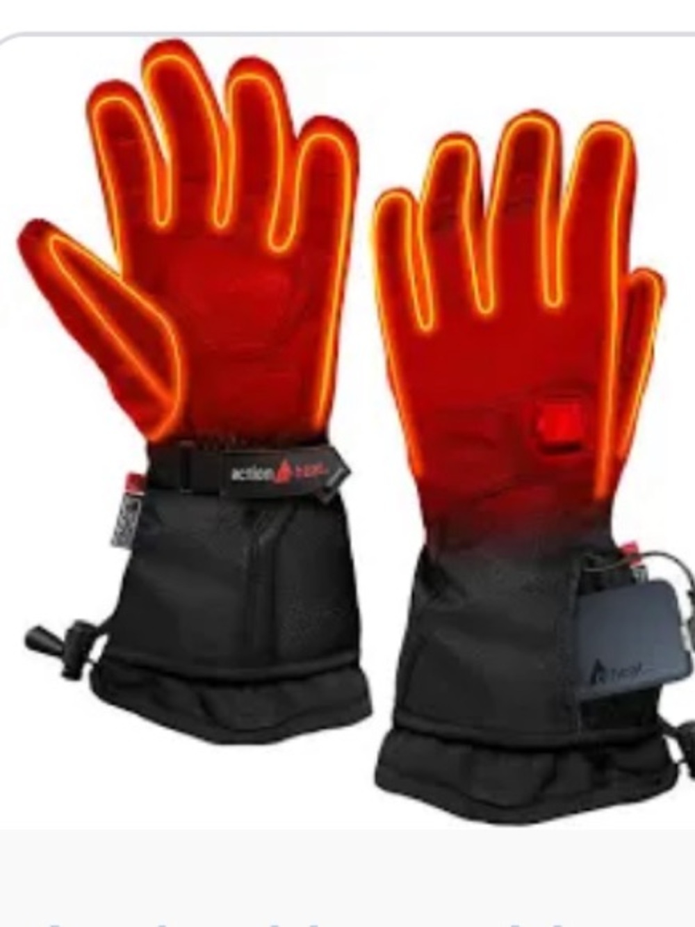 Action Heat 5 Volt Rechargeble Heated Gloves